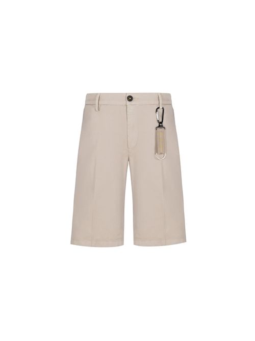 Bermuda chino twill di cotone stretch beige MANUEL RITZ | B1758TC263290/23